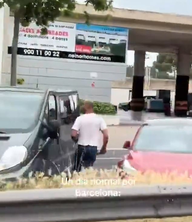 Suspect caught after stabbing victim in Barcelona suburb attack