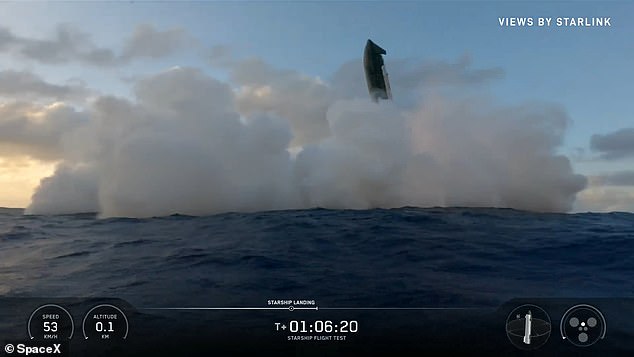 SpaceX Starship 12 kontrollü olarak Hint Okyanusu'na düştü.