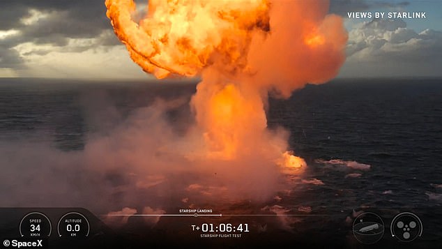 SpaceX Starship 12 kontrollü olarak Hint Okyanusu'na düştü.