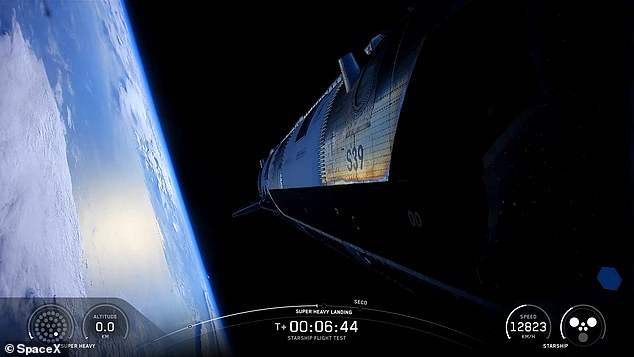 SpaceX Starship 12 kontrollü olarak Hint Okyanusu'na düştü.