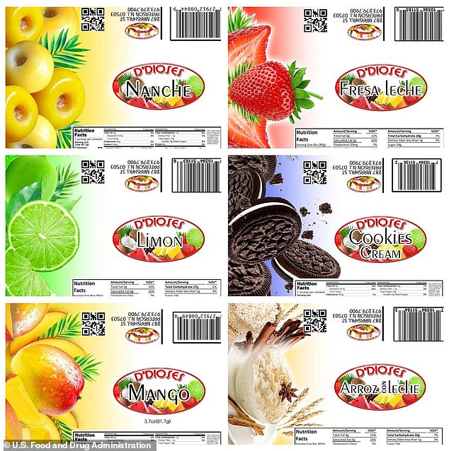 FDA recalls ice pops over hidden dyes linked to cancer and hyperactivity