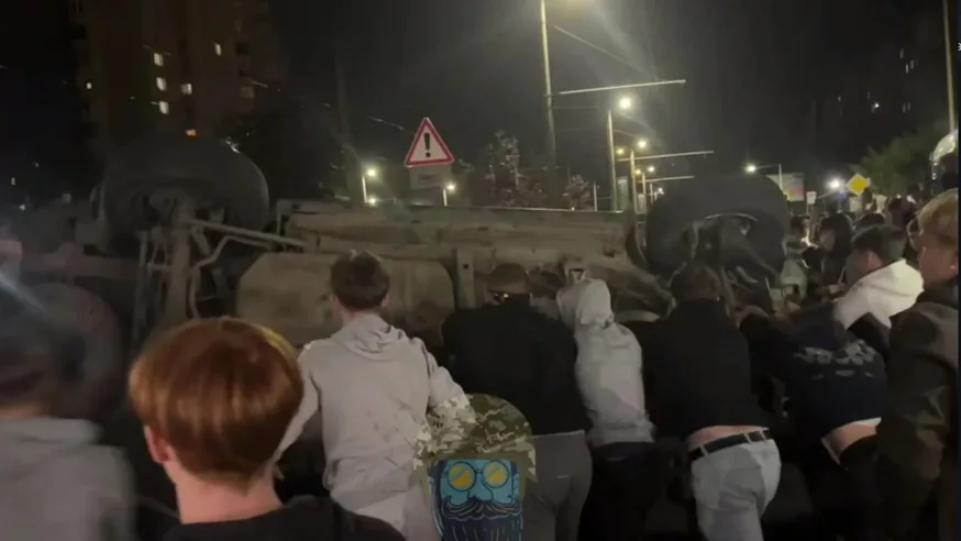 Mass Unrest in Lviv Targets Ukraine's Territorial Defense Mobilization Centers.